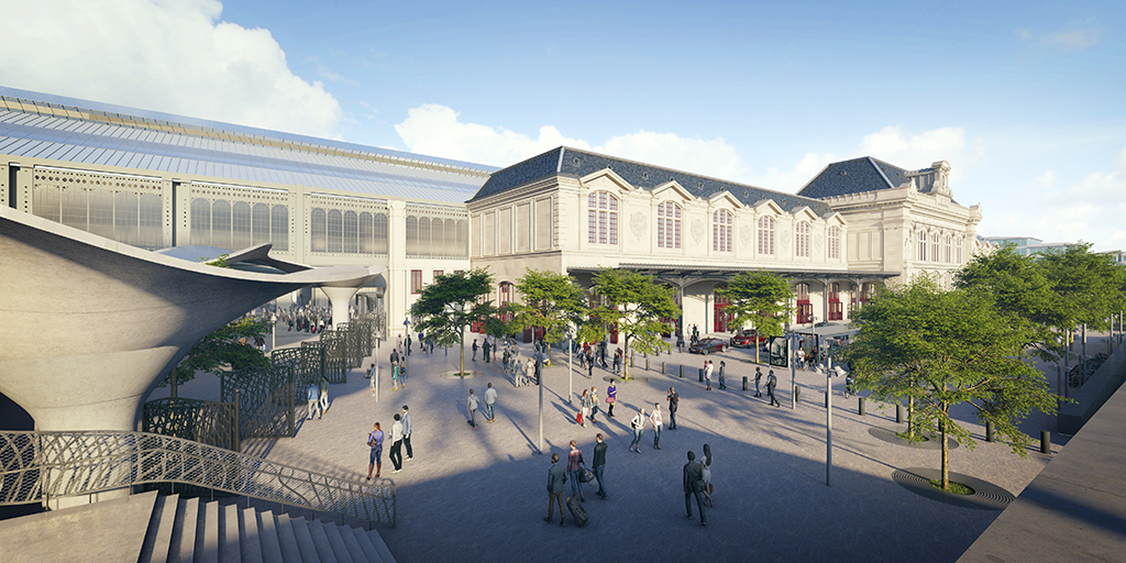 Austerlitz - Emprise au sol